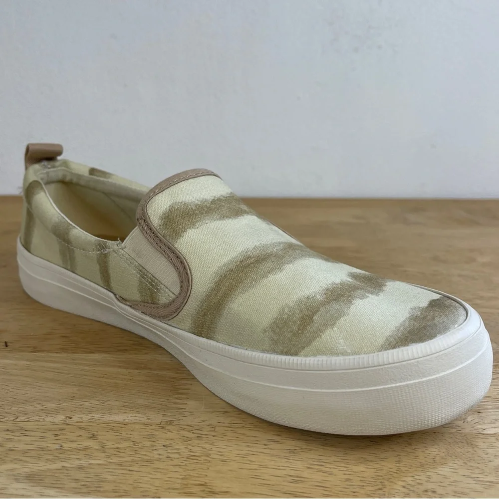 Sperry Women's Crest Tie Dyed Slip on Sneakers Sz 8
